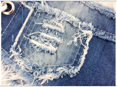 Ripped Rope Shorts
